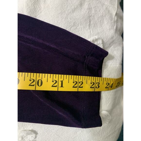 Chico's Travelers Cardigan and Tank Set Size 16/XL Purple Slinky Knit Packable - Picture 10 of 13